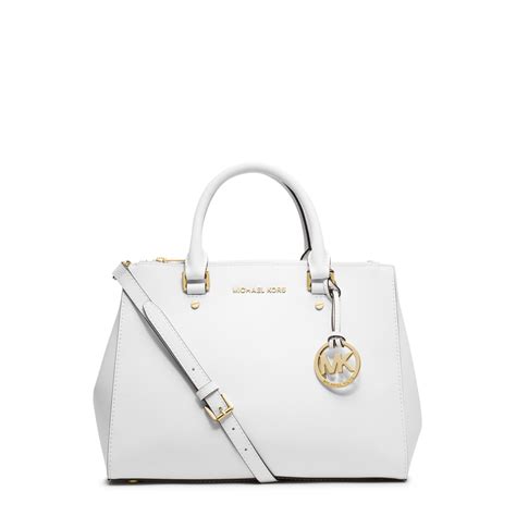 michael kors white small purse